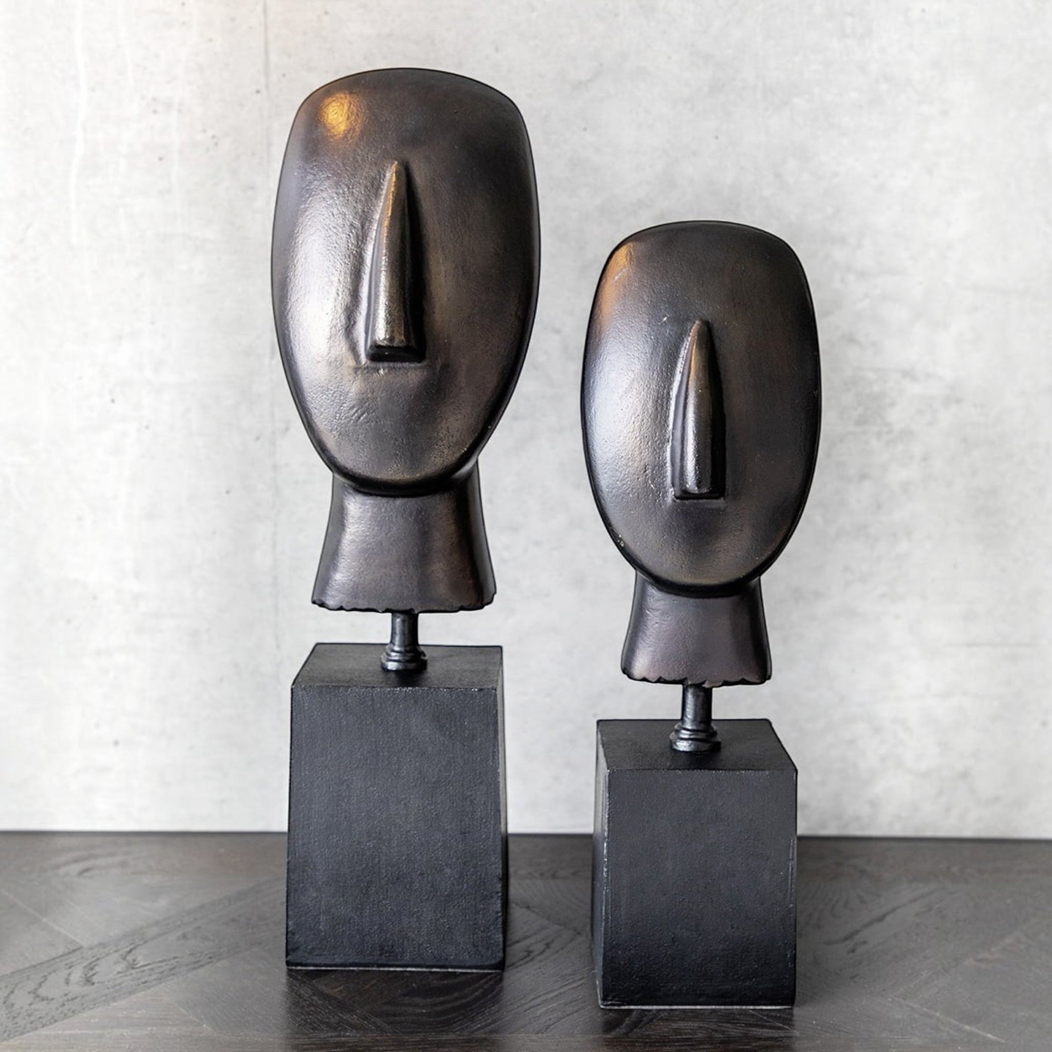 Valmiki staty Antique Bronze