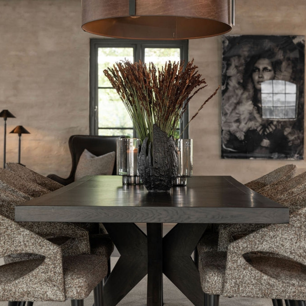 Fiora vas Antique Black / Bronze