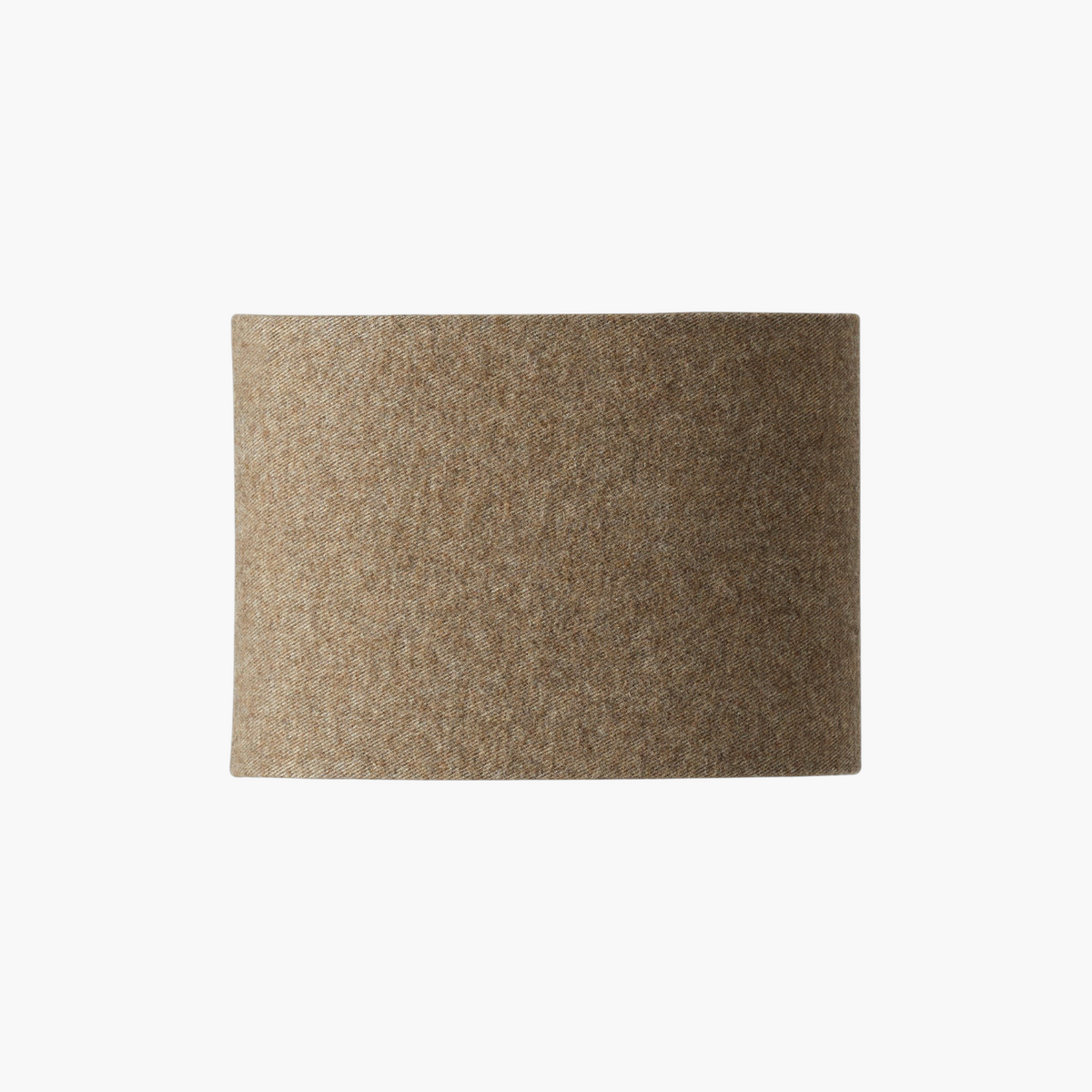 Lyckåsen Qvist modern oval lampshade in a textured taupe fabric finish