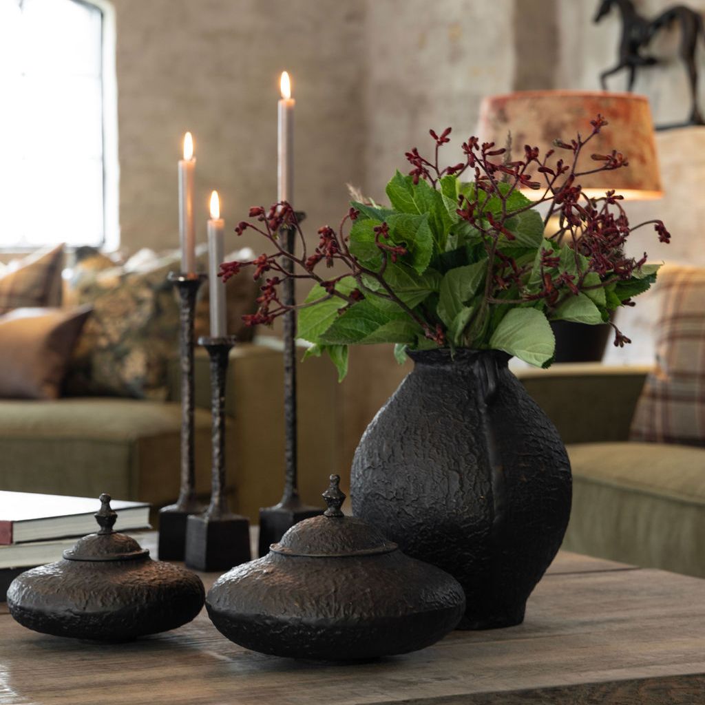 Fiora dekoration Antique Black / Bronze