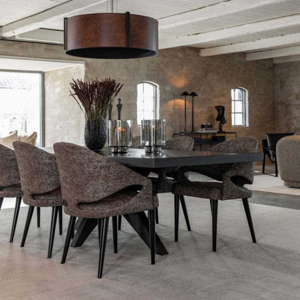 Fiora vas Antique Black / Bronze