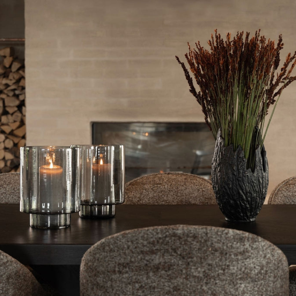 Fiora vas Antique Black / Bronze