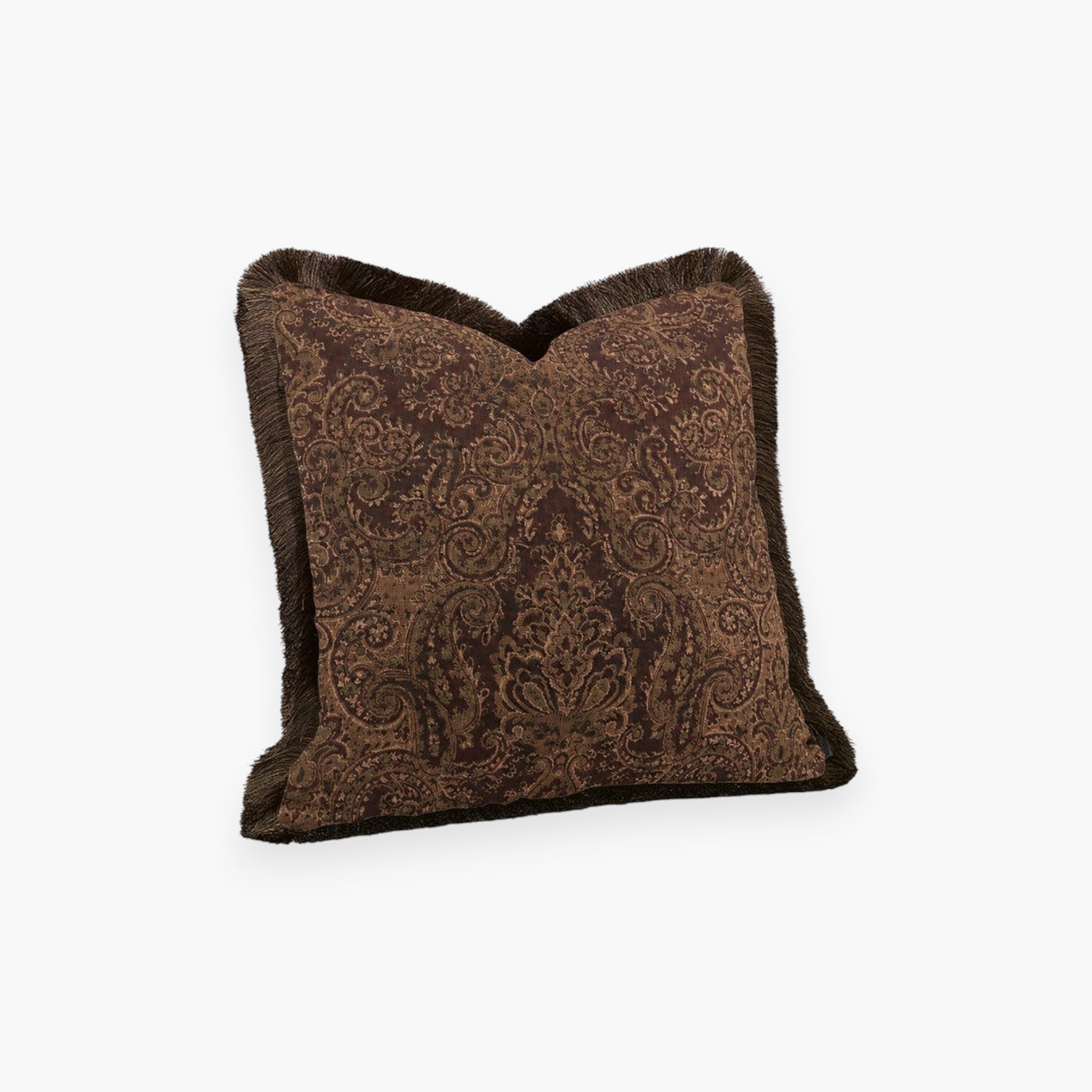 Hensley Paisley kuddfodral Burgundy
