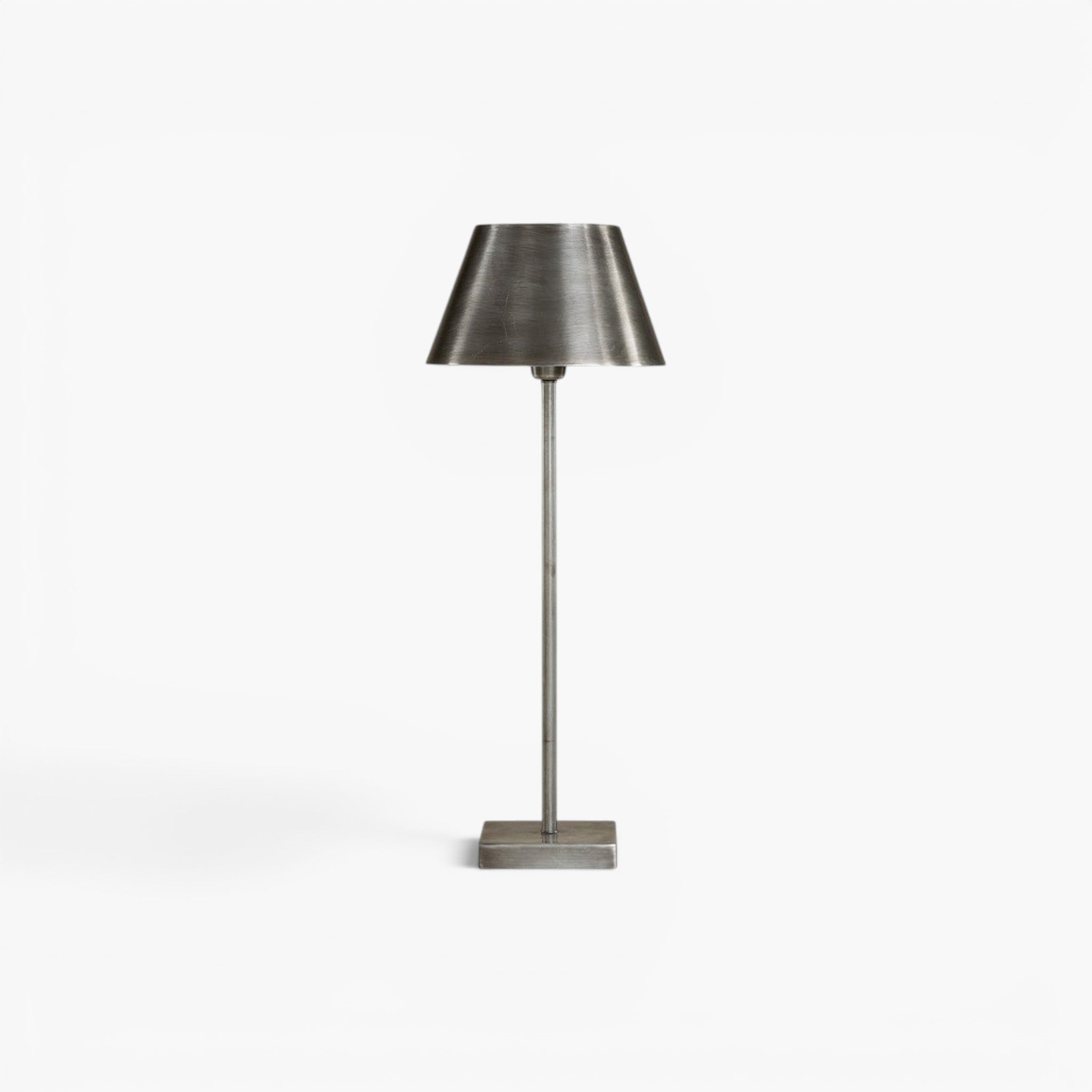 Pewter bordslampa
