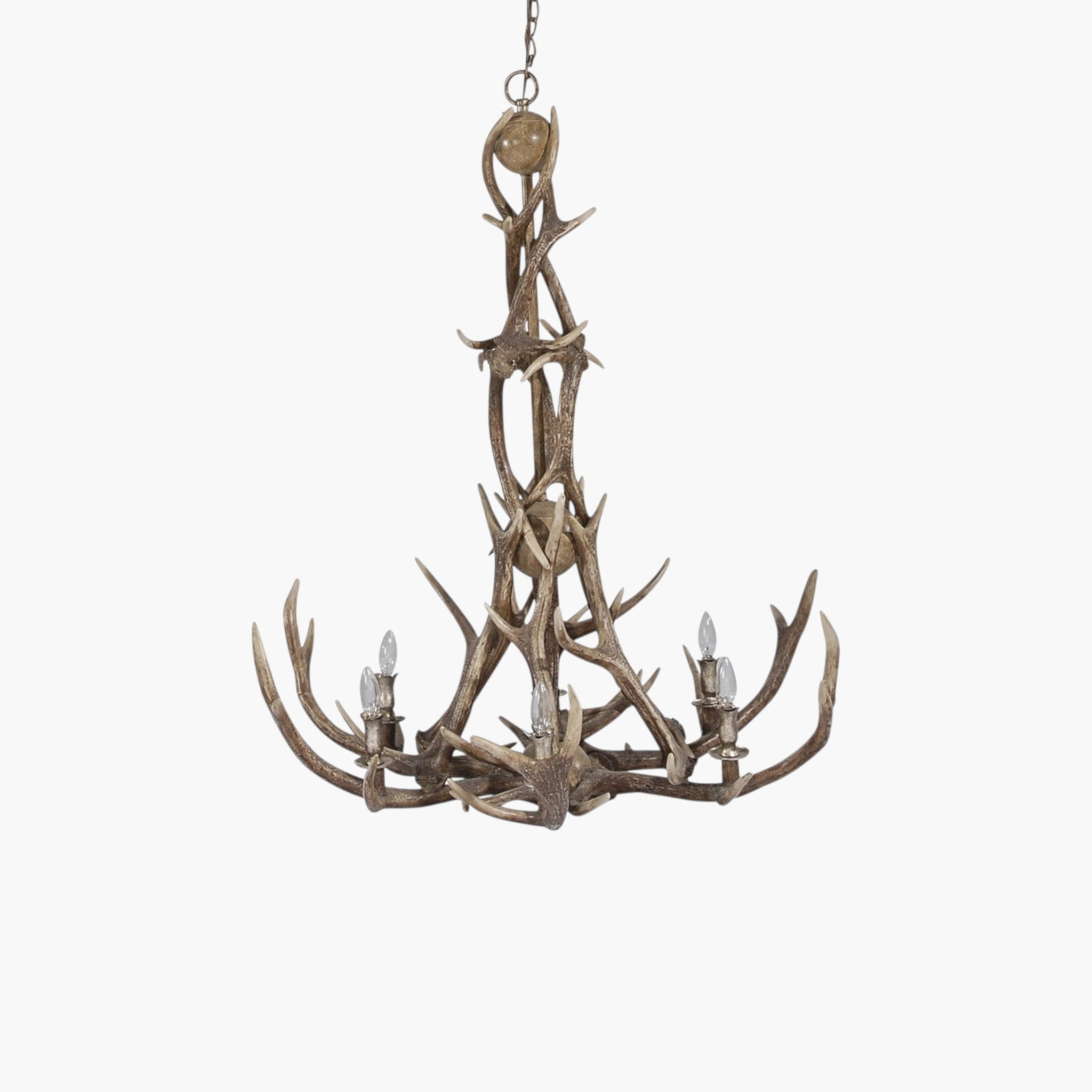 Antler Chandelier Matt Black