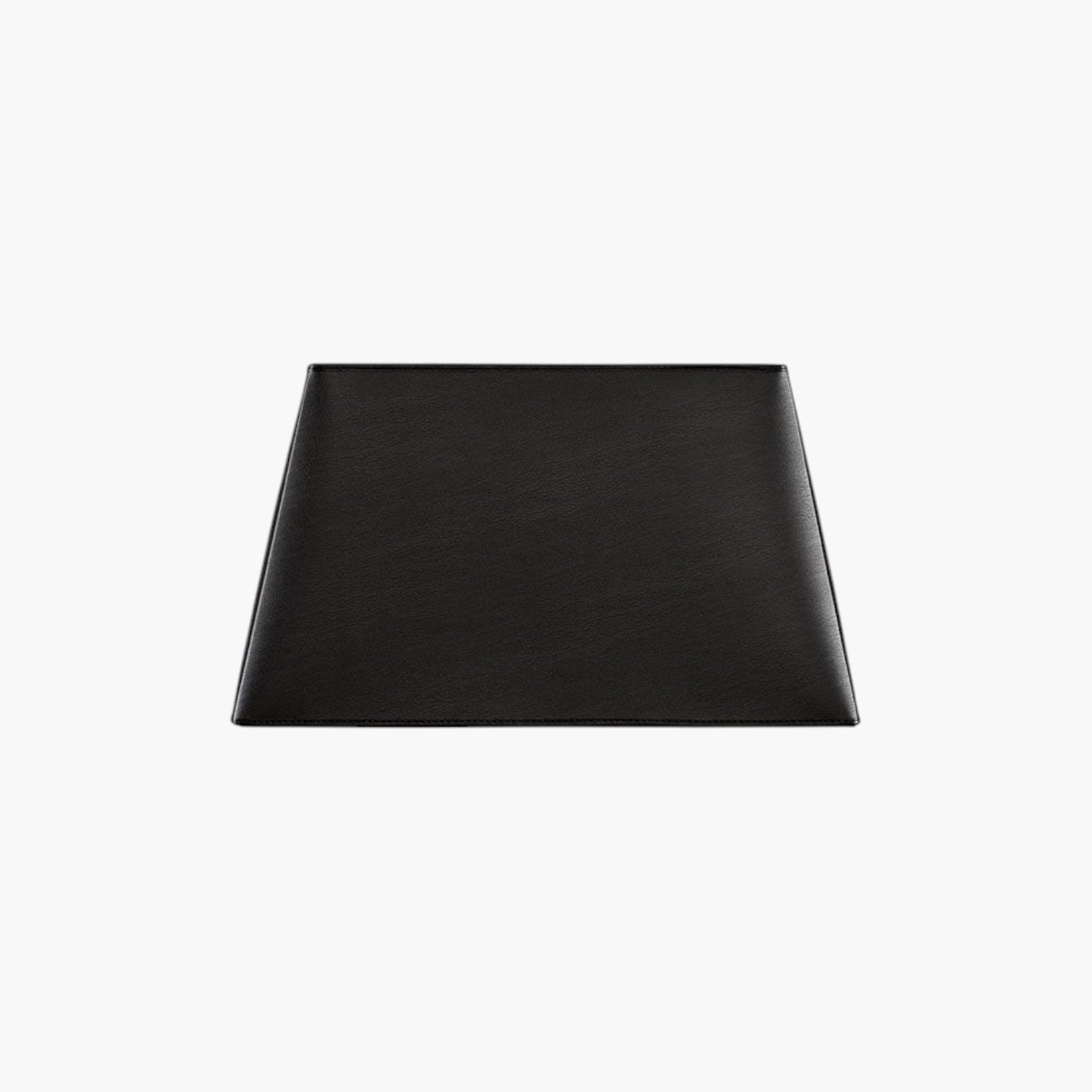 Shade Rectangular lampskärm Leather Ebony