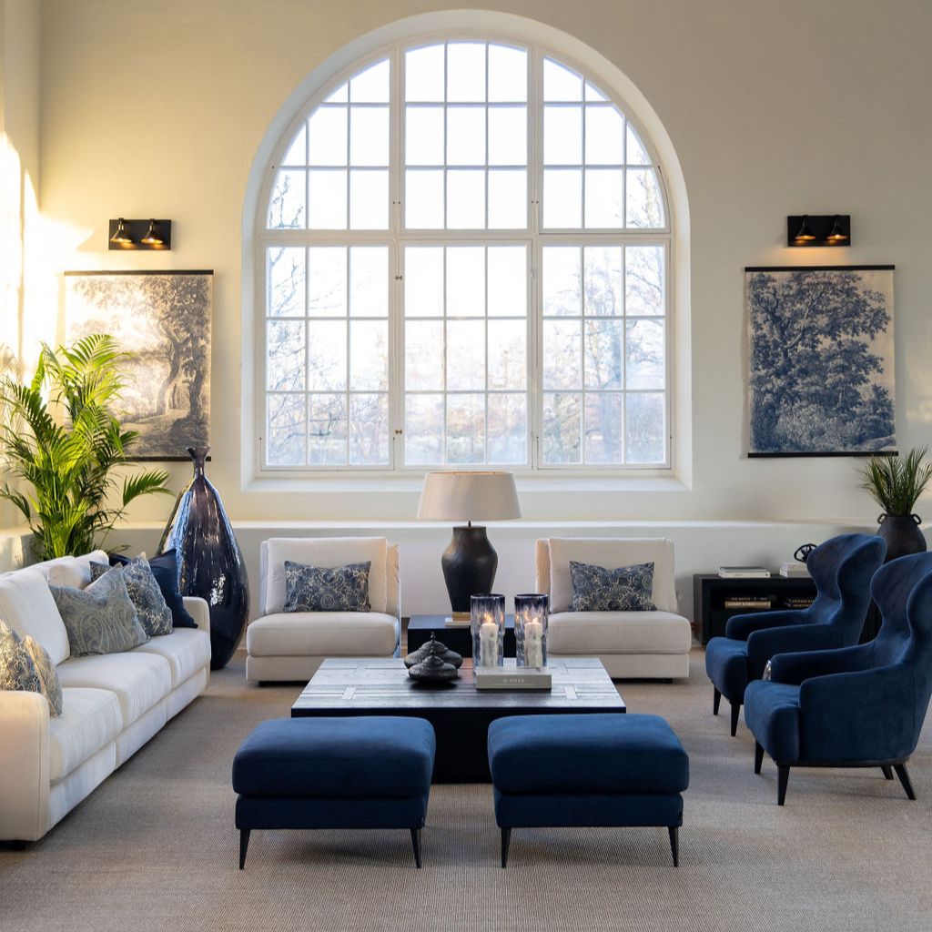 Belmont golvurna Indigo