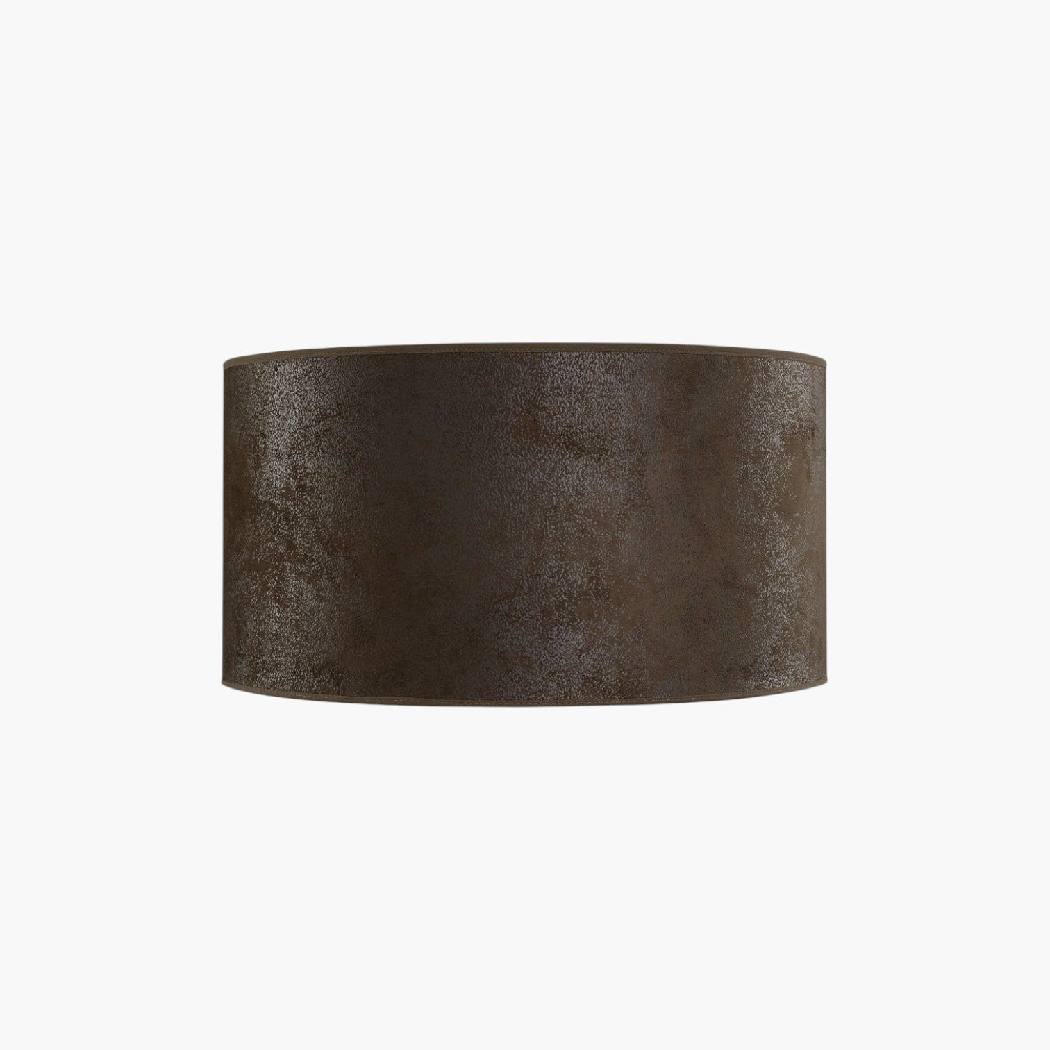 Lyckåsen Shade Cylinder lampshade in brown suede fabric with a minimalist cylindrical design for home lighting.