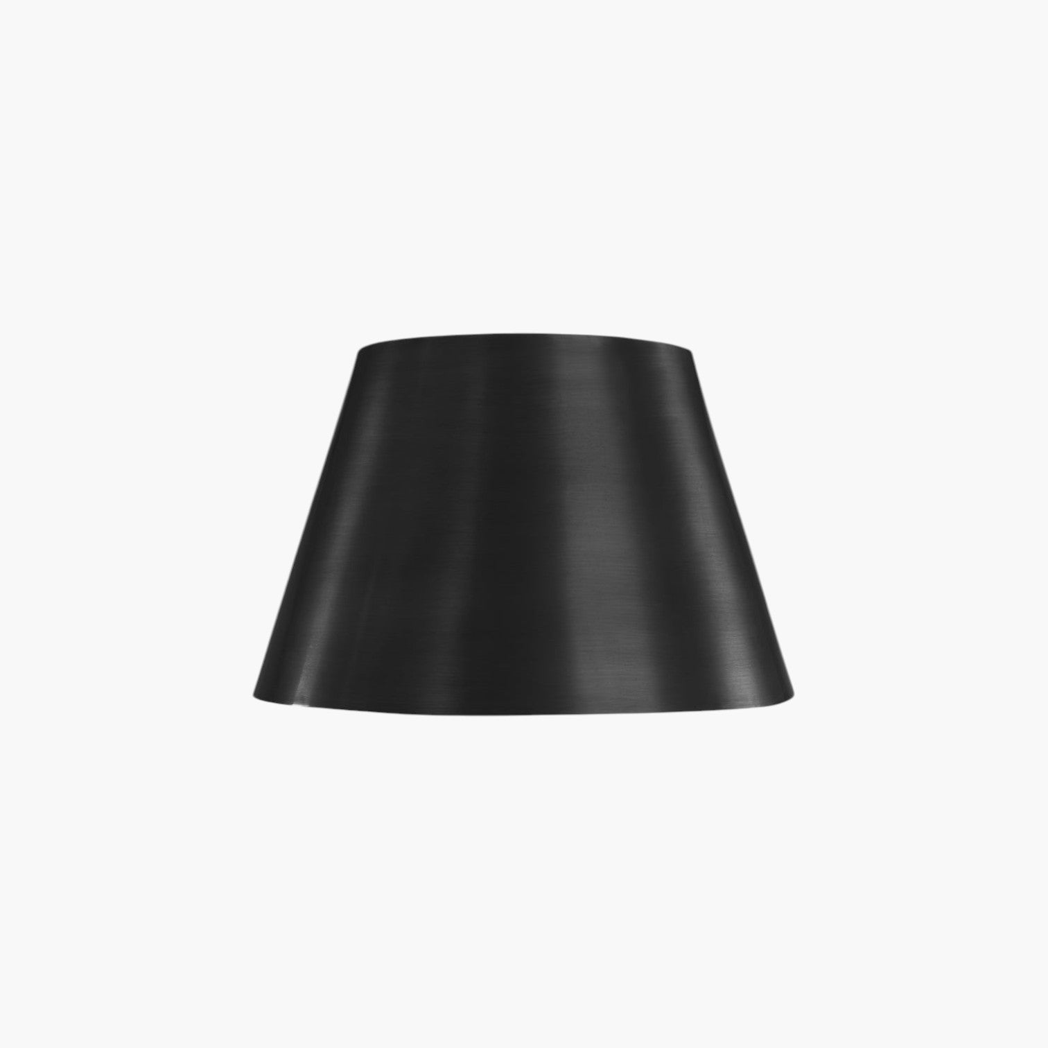 Lyckåsen Graz matte black iron lamp shade with a classic tapered conical design