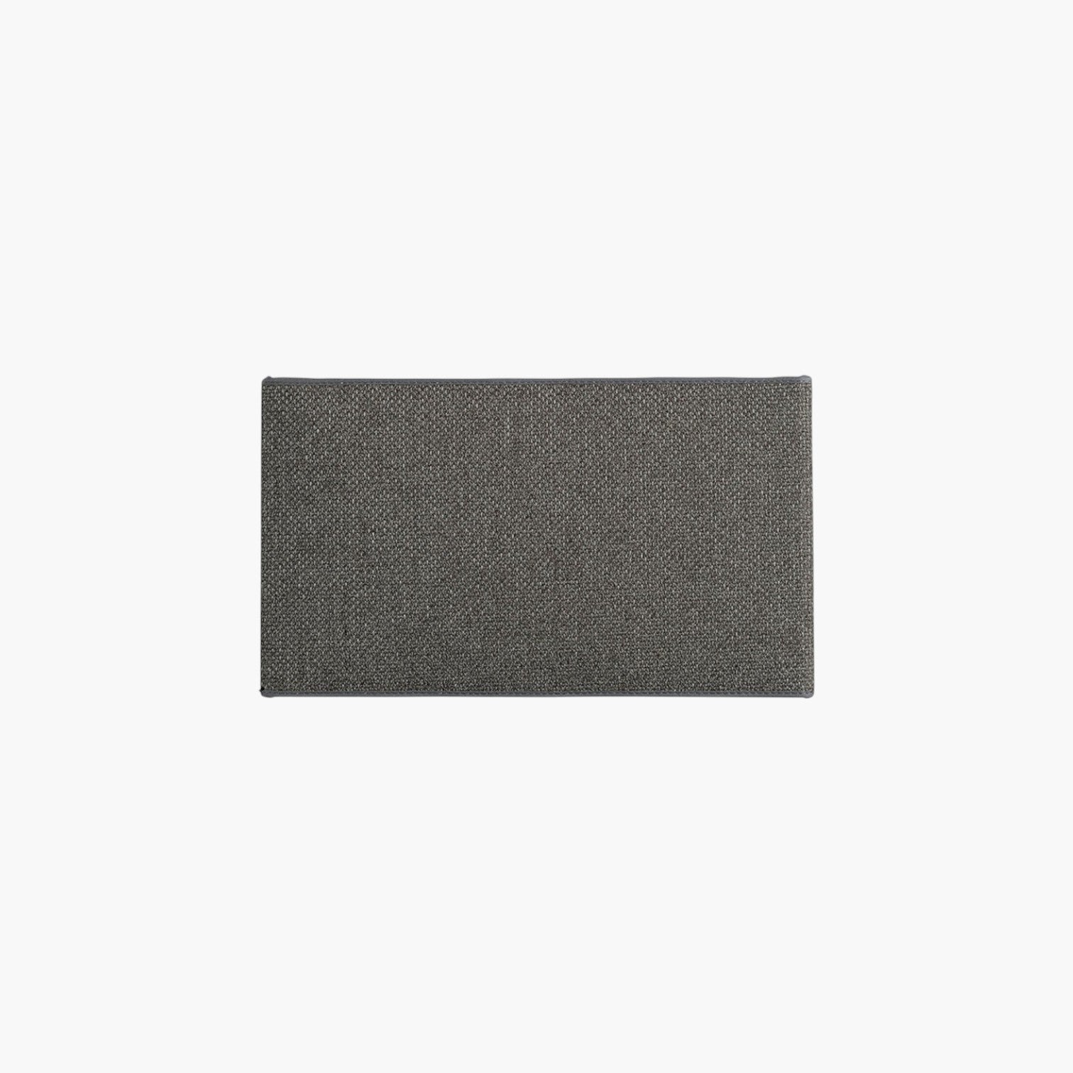 Lyckåsen rectangular floor lamp shade in textured dark grey fabric with a clean, modern design.