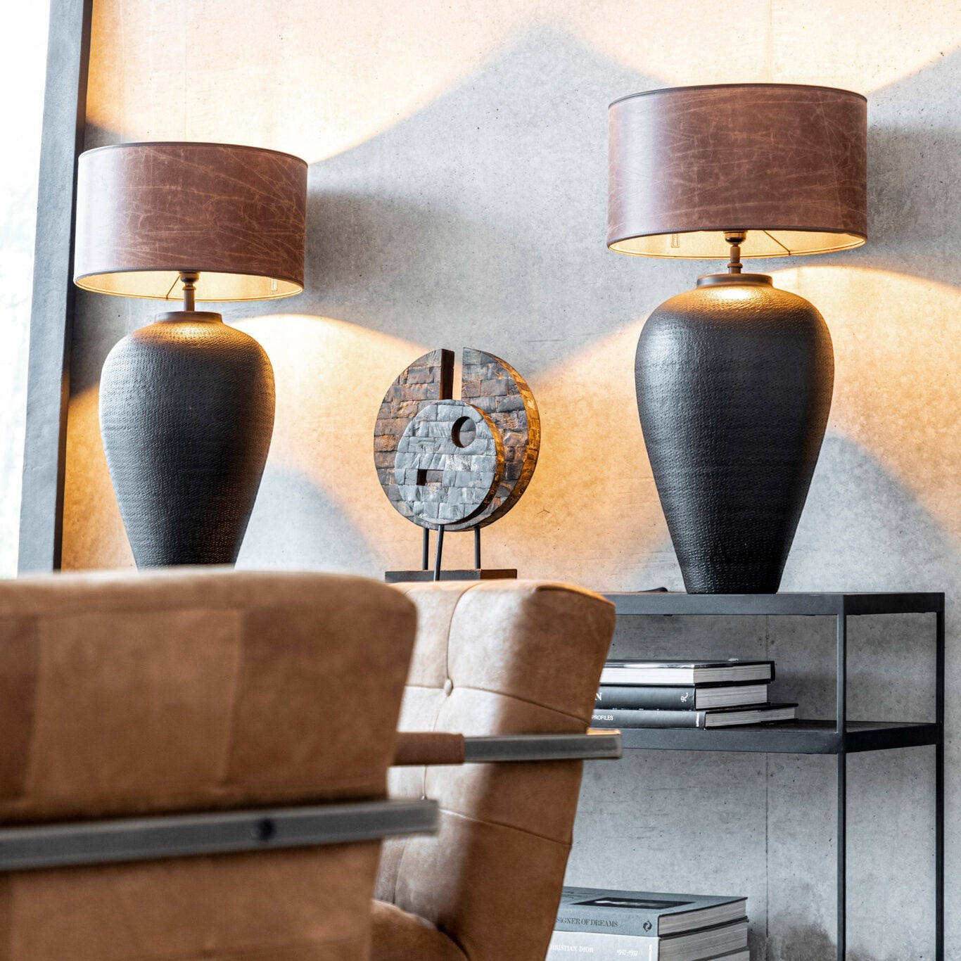 Avorio dekoration Brown / Black