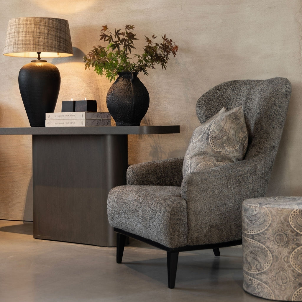 Fiora urna Antique Black / Bronze