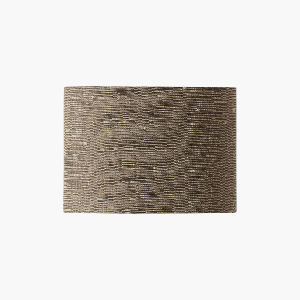 Lyckåsen Qvist modern oval lampshade in brown textured fabric with straight sides for narrow spaces