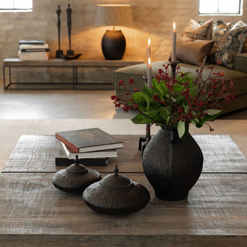 Fiora dekoration Antique Black / Bronze