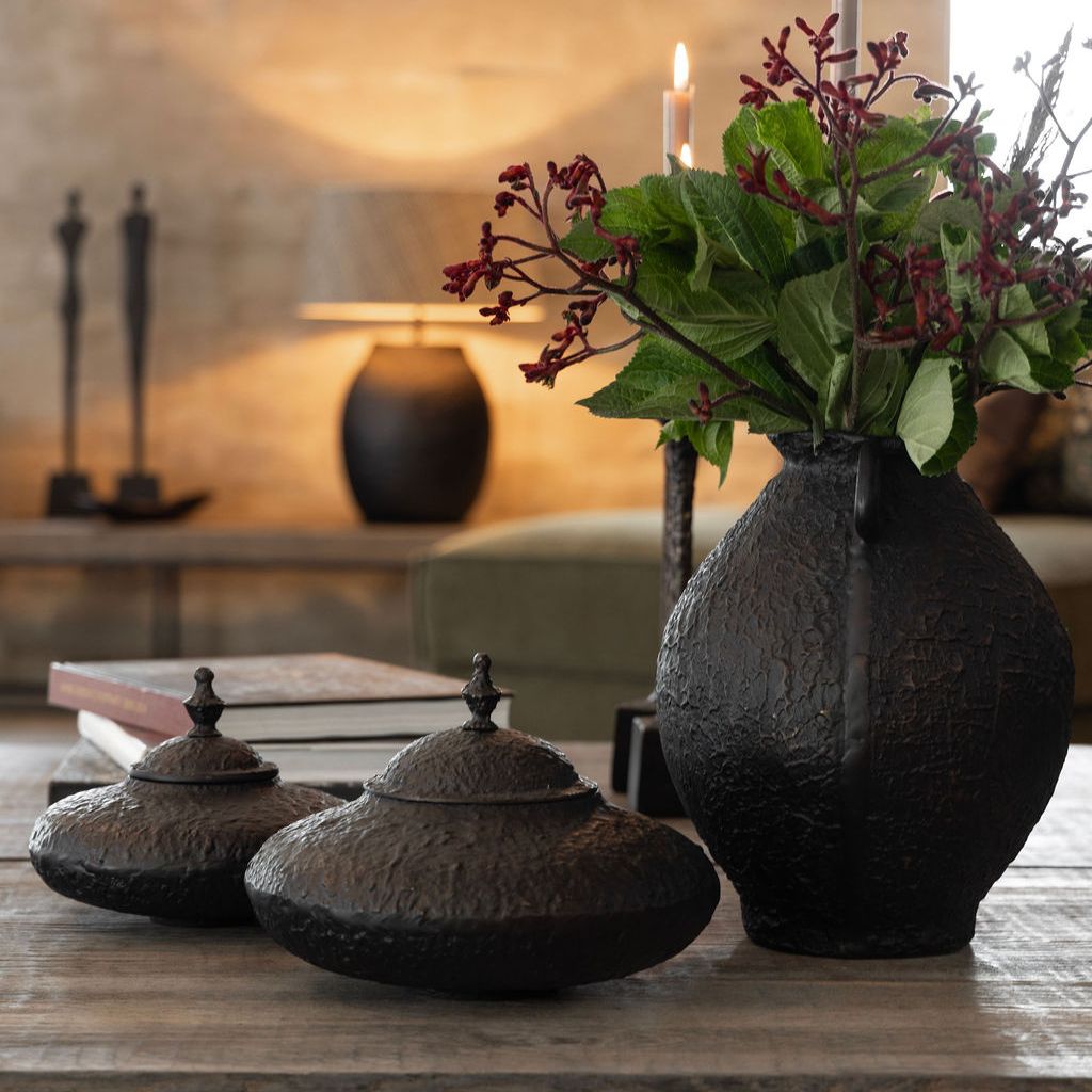 Fiora dekoration Antique Black / Bronze