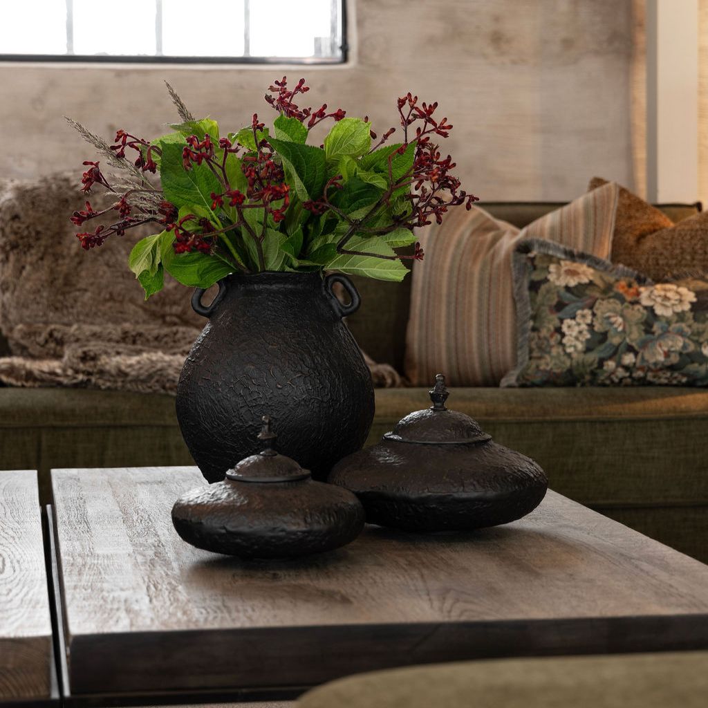 Fiora dekoration Antique Black / Bronze