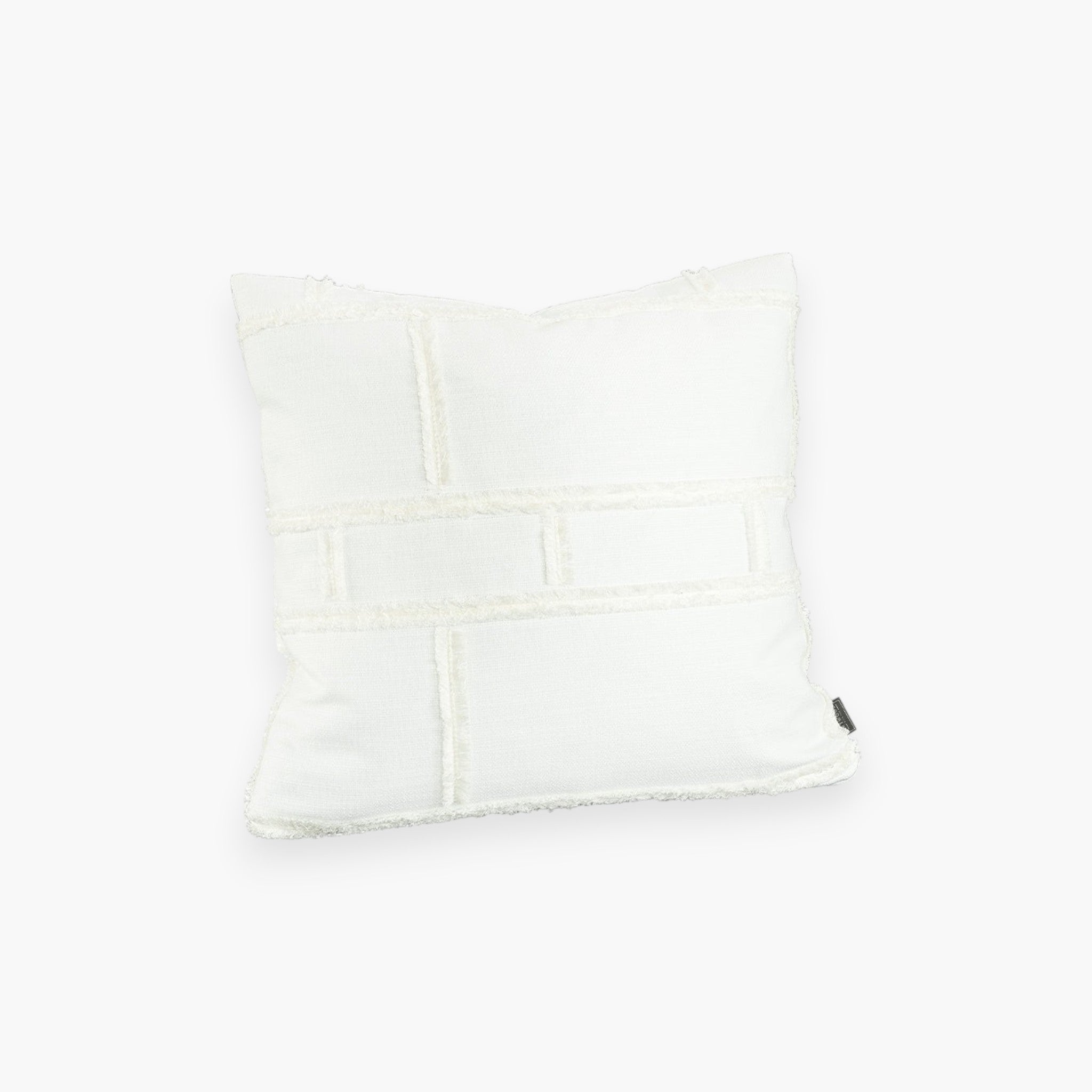 Abstract Fringe Kuddfodral Cream