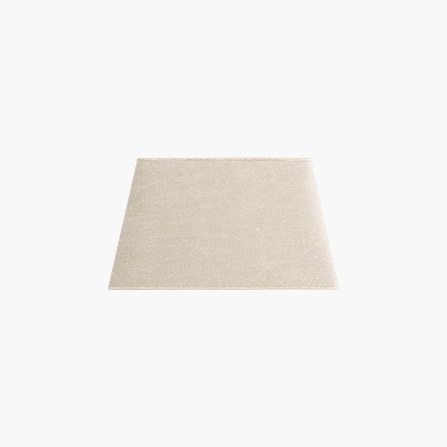 Shade Rectangular lampskärm Leather Cream