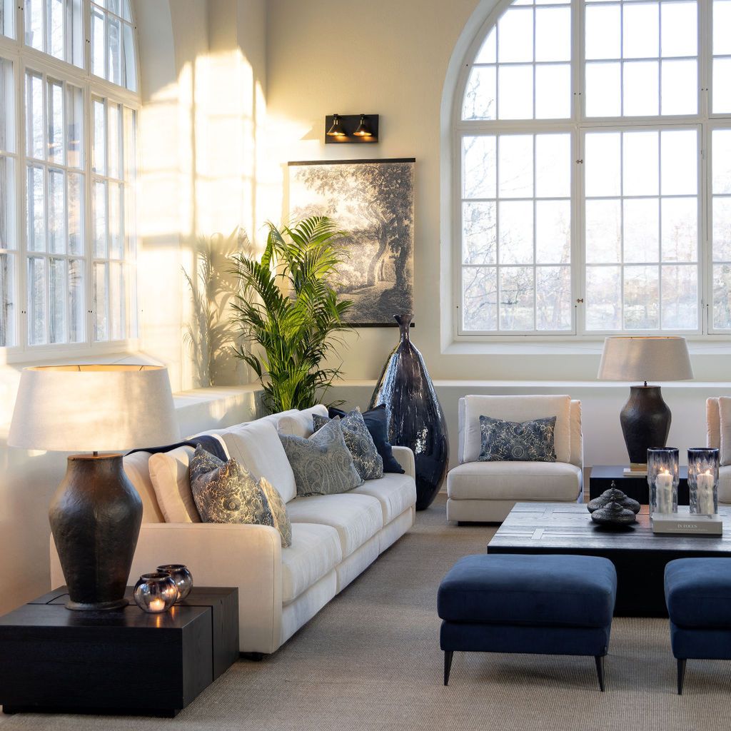 Belmont golvurna Indigo