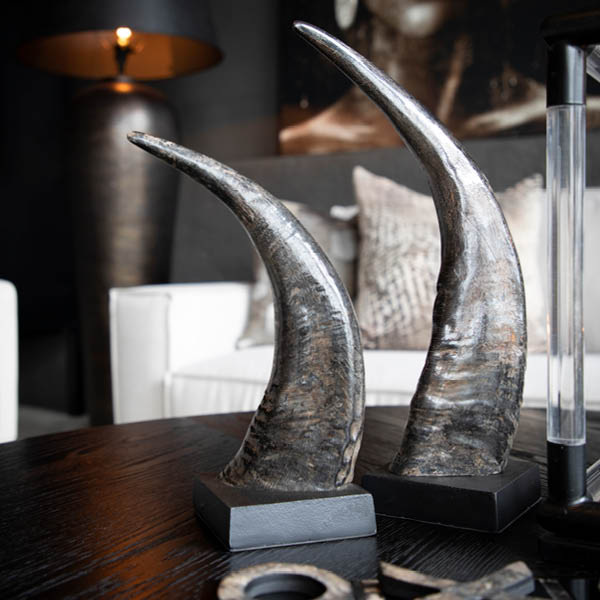 Avorio 2-pack horn dekoration
