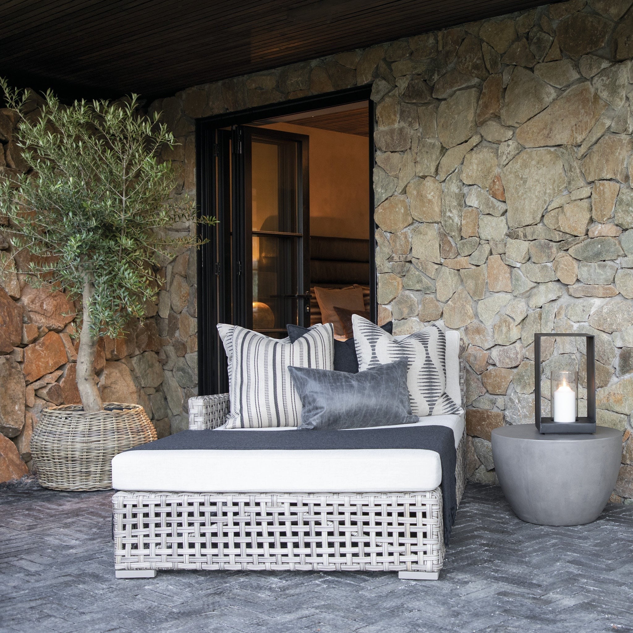 Flower Planter Rund korg