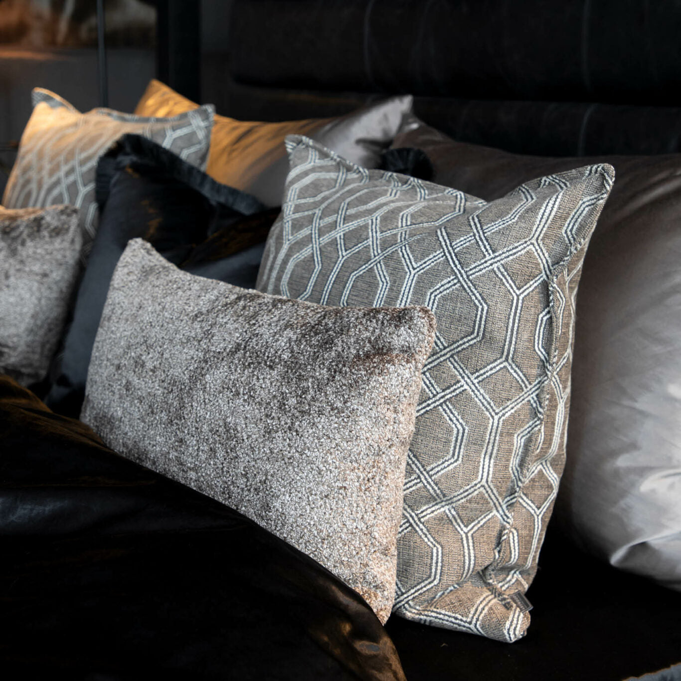 Prese kuddfodral Taupe