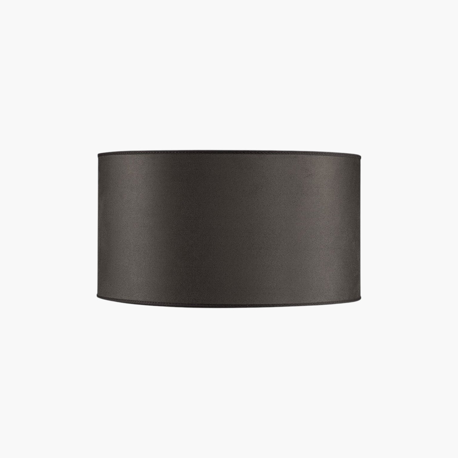 Lyckåsen Shade Cylinder lampshade in Camora dark brown fabric for table, floor, or wall lamps.