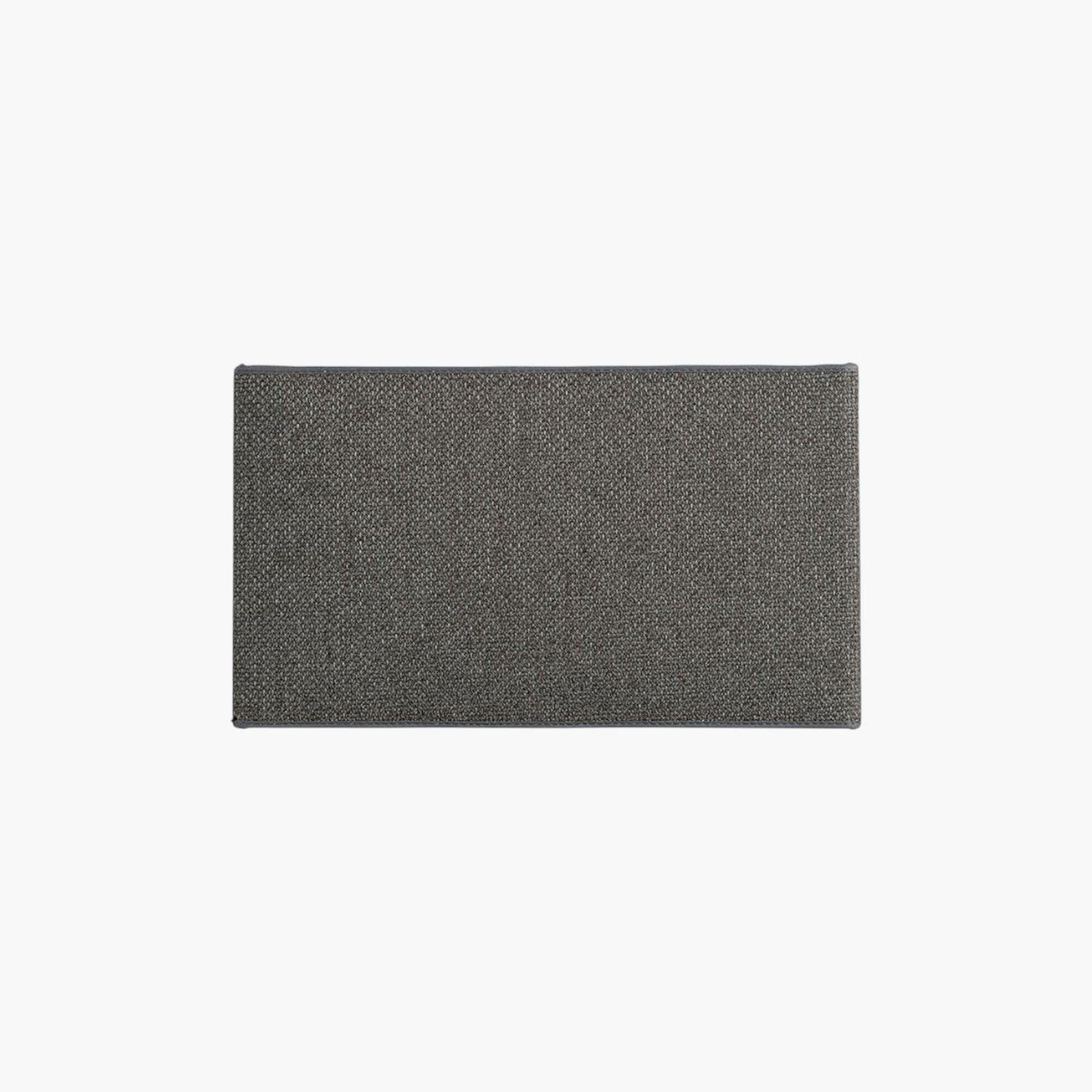 Lyckåsen Shade Donati rectangular floor lampshade in leather ebony textured fabric with a clean minimalist design.
