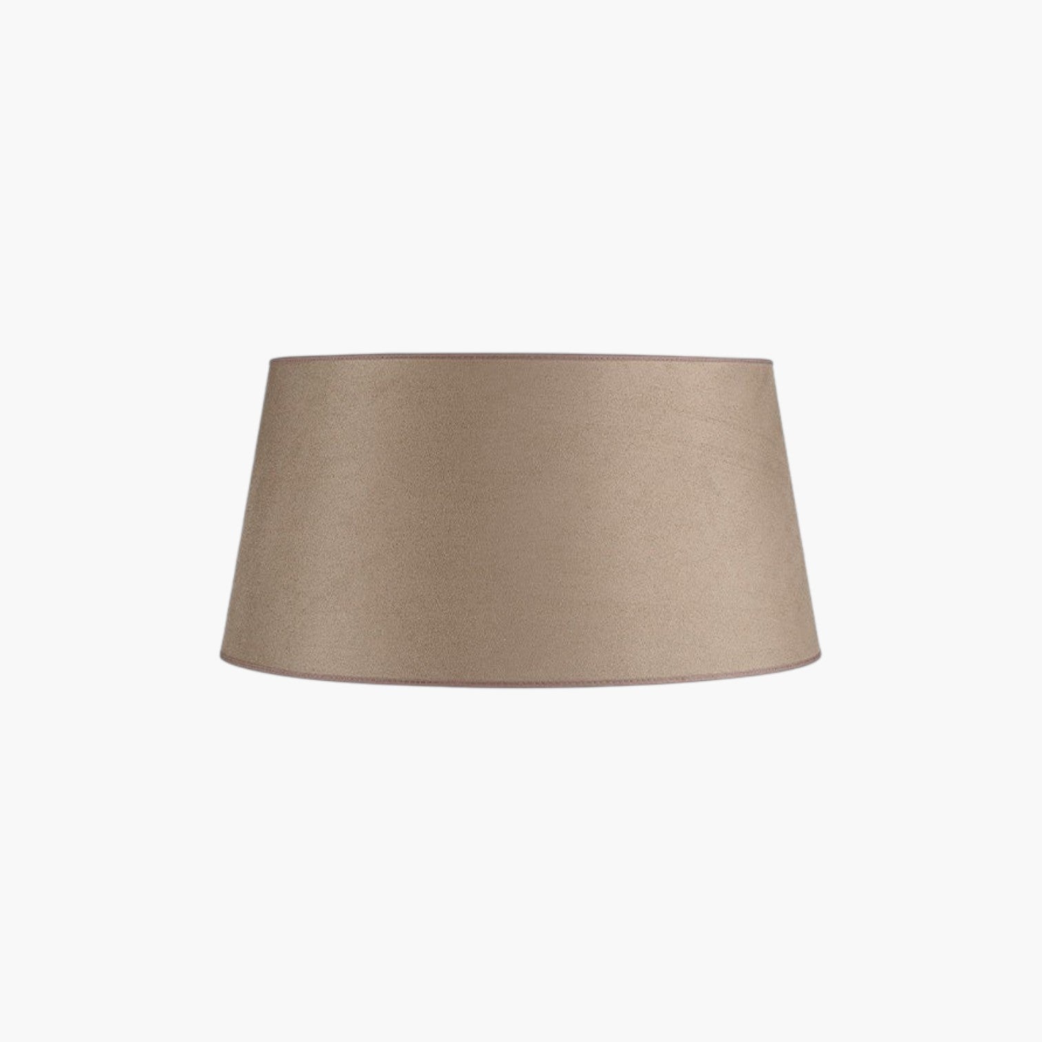 Lyckåsen Shade Classic lampshade in camel fabric with a tapered drum shape for table or floor lamps.