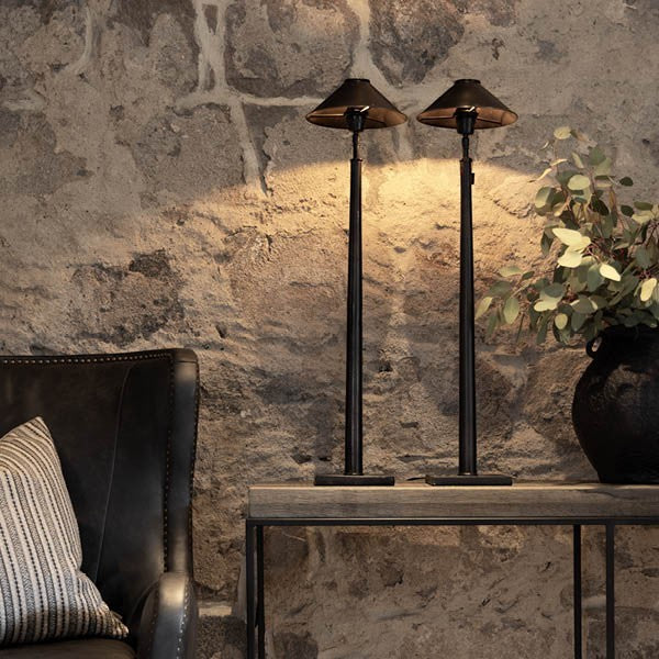 Positano bordslampa Antique Brass